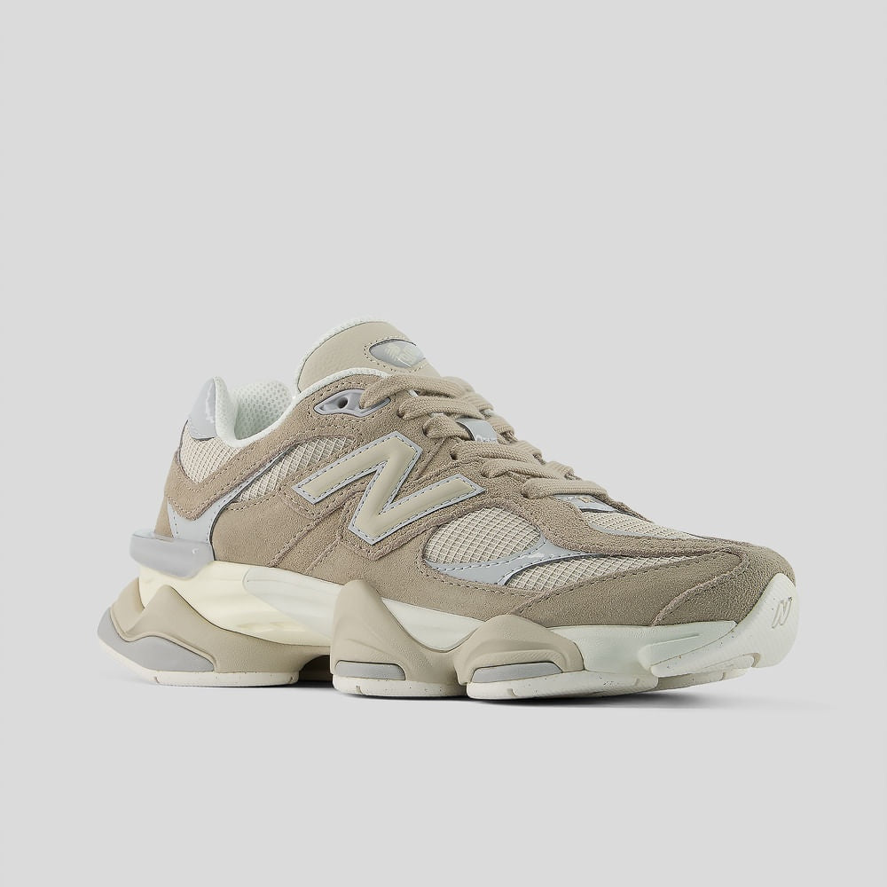 Tênis New Balance 9060 Unissex — Marrom Claro / Bege — imagem 4