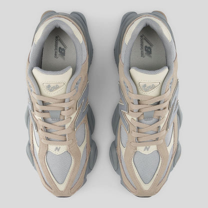 Tênis New Balance 9060 Unissex — Marrom Claro / Cinza — imagem 3