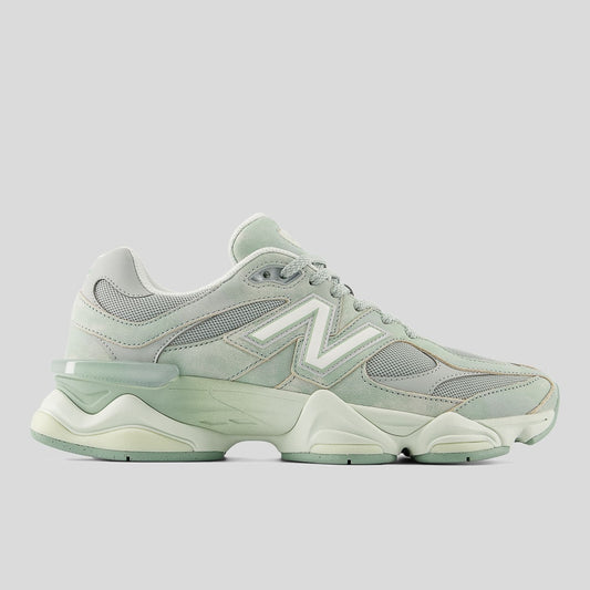 Tênis New Balance 9060 Unissex — Verde Acinzentado / Verde Claro — imagem 1