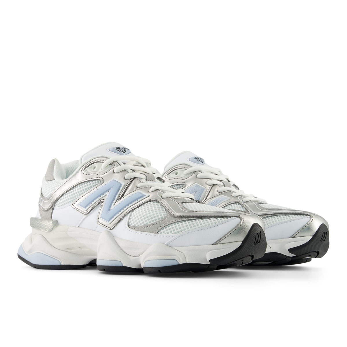 Tênis New Balance 9060 Unissex — Bege Claro / Azul Claro — imagem 3