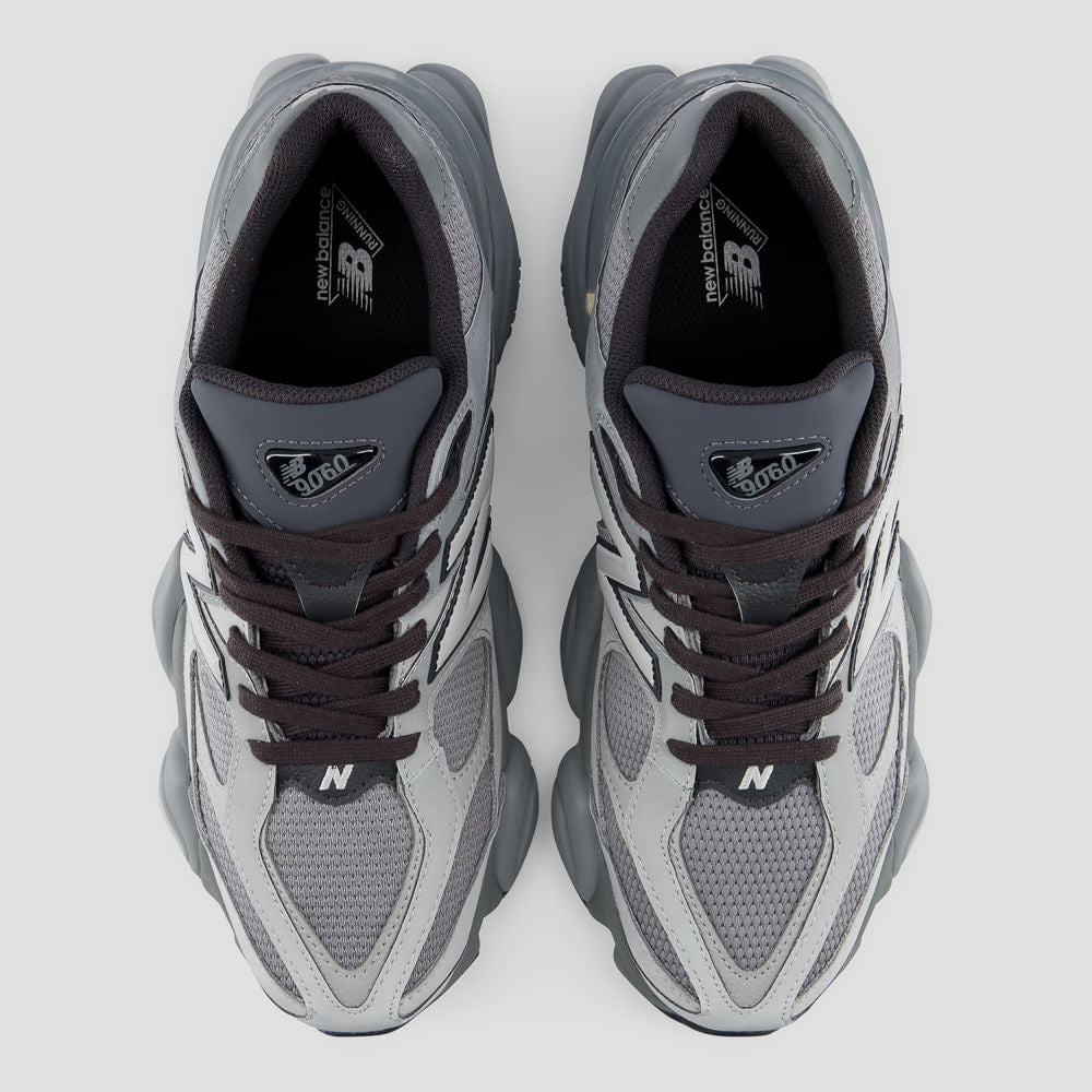 Tênis New Balance 9060 Unissex — Cinza / Cinza — imagem 3