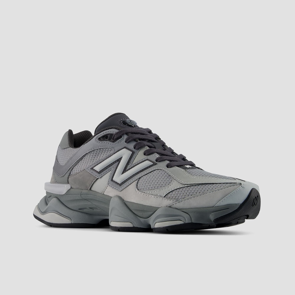 Tênis New Balance 9060 Unissex — Cinza / Cinza — imagem 4