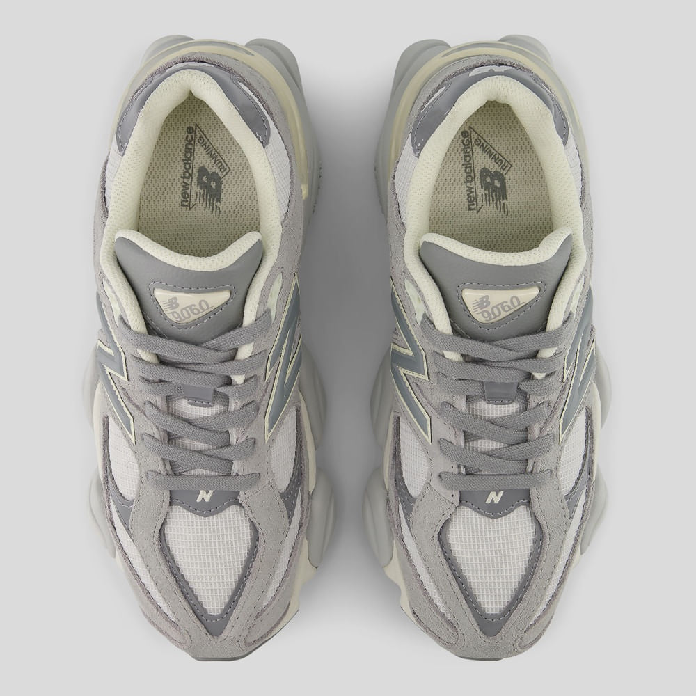 Tênis New Balance 9060 Unissex — Branco Off / Branco Off — imagem 3