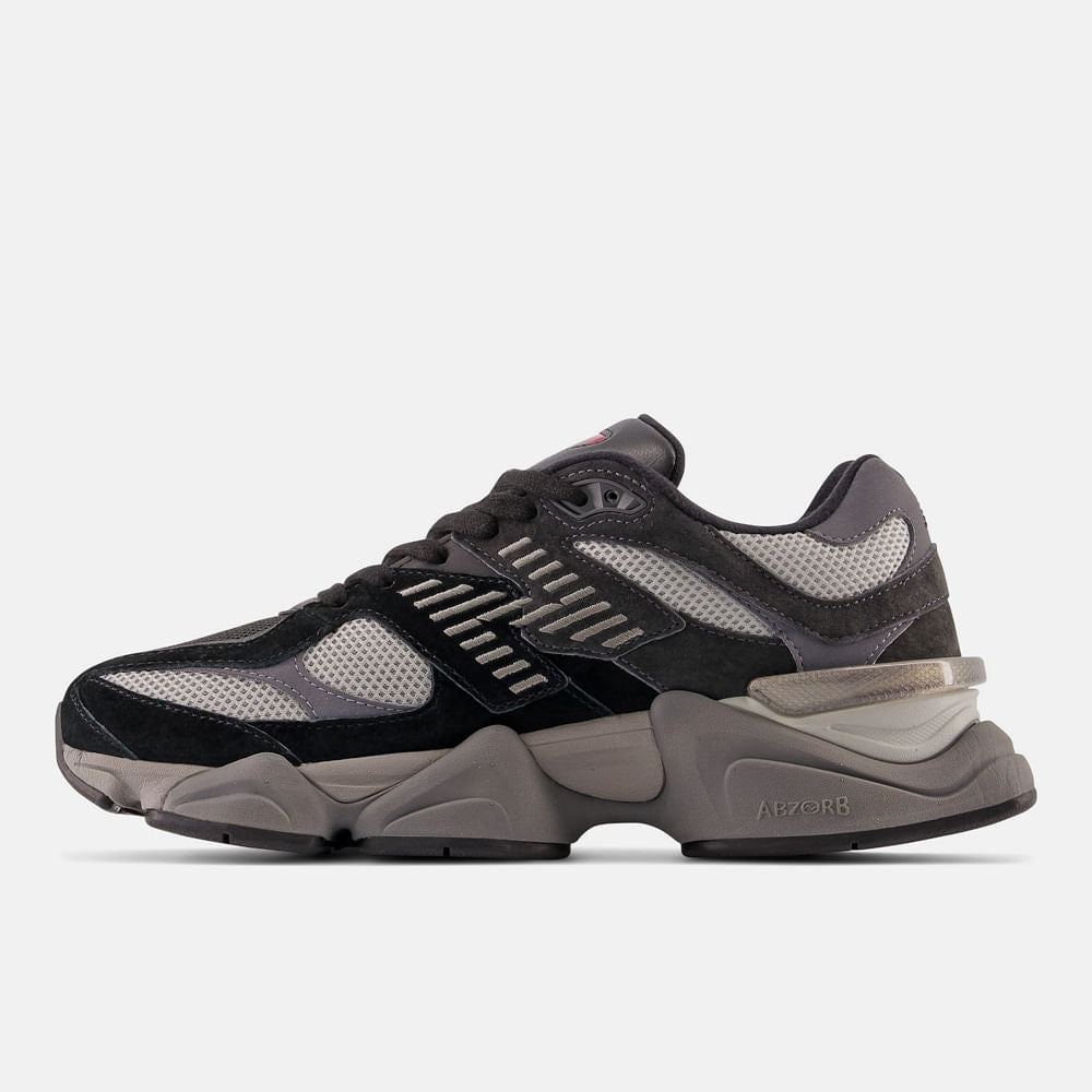 Tênis New Balance 9060 Unissex — Preto / Taupe — imagem 2