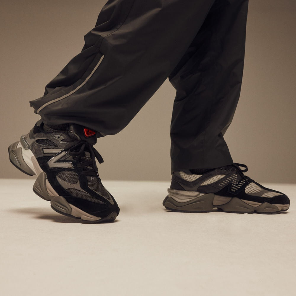 Tênis New Balance 9060 Unissex — Preto / Taupe — imagem 3